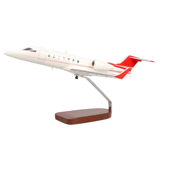 Learjet 40 Large Mahogany Model