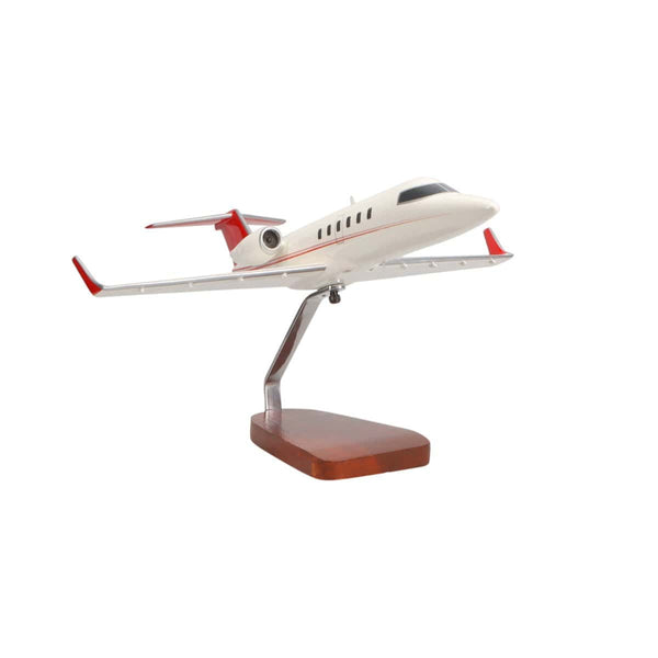 Learjet 40 Large Mahogany Model