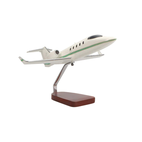 Learjet 55 Large Mahogany Model