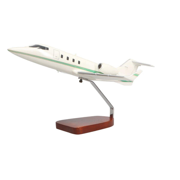 Learjet 55 Large Mahogany Model