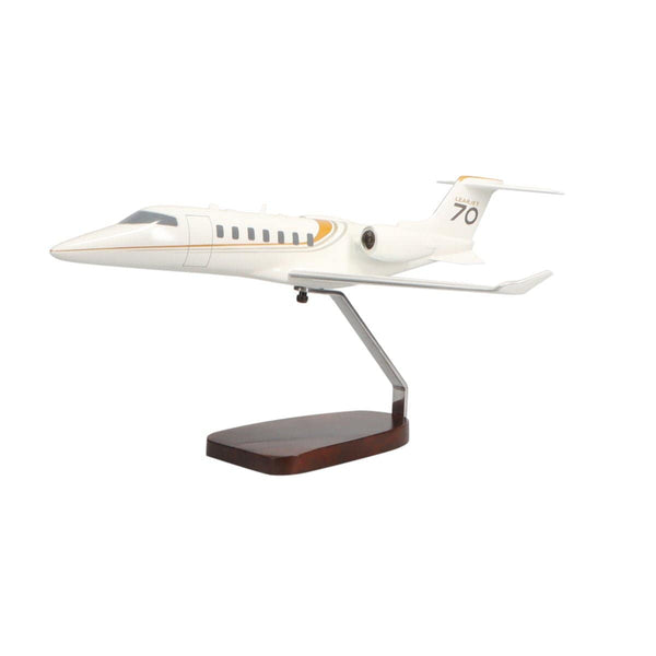 Learjet 70 Large Mahogany Model