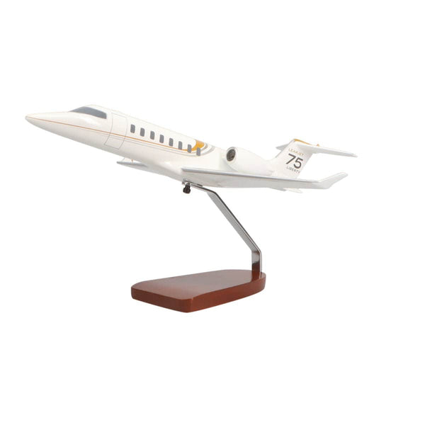 Learjet 75 Large Mahogany Model