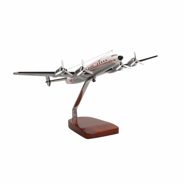 Lockheed L-1649 Starliner® TWA (Trans World Airlines) Large Mahogany Model