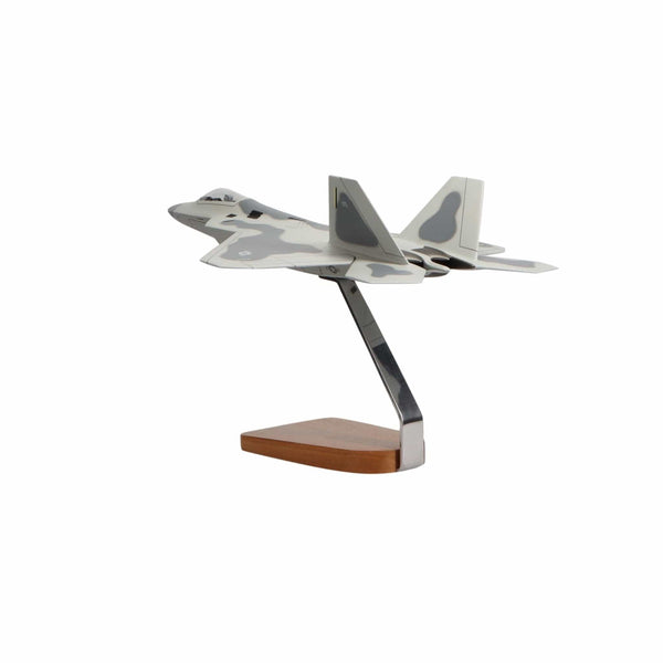 Lockheed Martin F-22 Raptor® Clear Canopy Large Mahogany Model