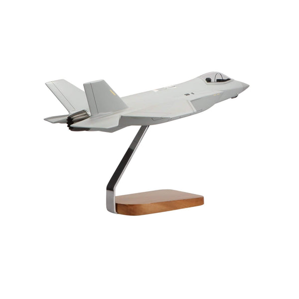 Lockheed Martin F-35® Lightning Clear Canopy Large Mahogany Model