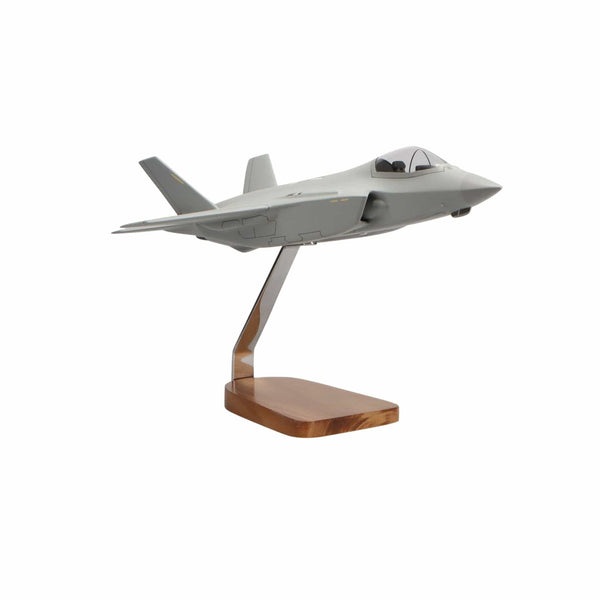 Lockheed Martin F-35® Lightning Clear Canopy Large Mahogany Model