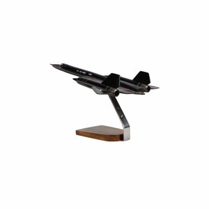 Lockheed SR-71 Blackbird Clear Canopy Large Mahogany Model