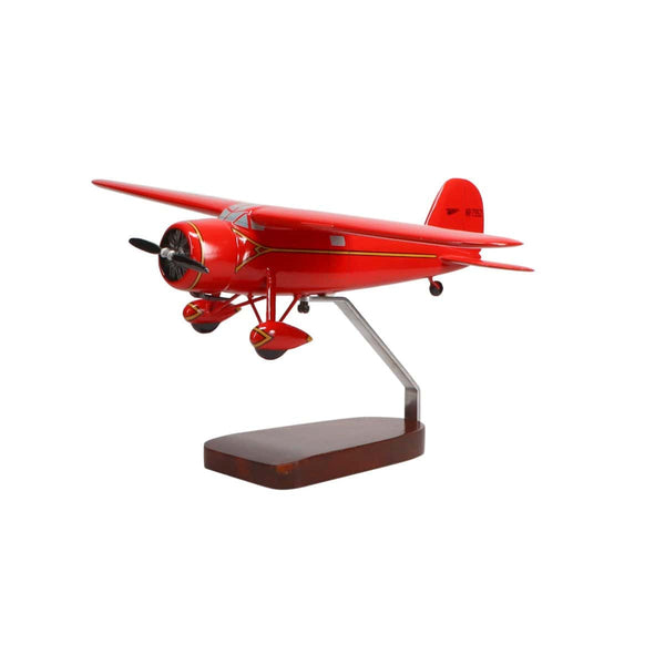 Lockheed Vega "Amelia Earhart" Large Mahogany Model