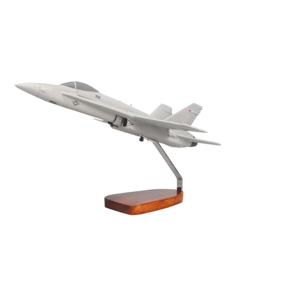 McDonnell Douglas F/A-18A Hornet U.S. Marine Corps Large Mahogany Model
