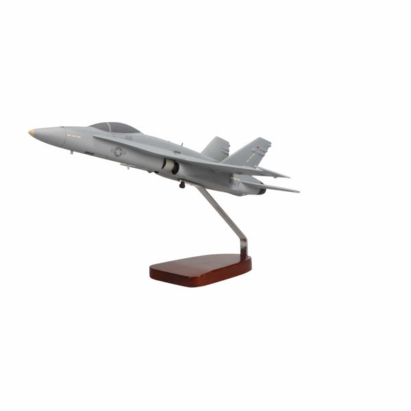 McDonnell Douglas F/A-18A Hornet U.S. Navy Large Mahogany Model