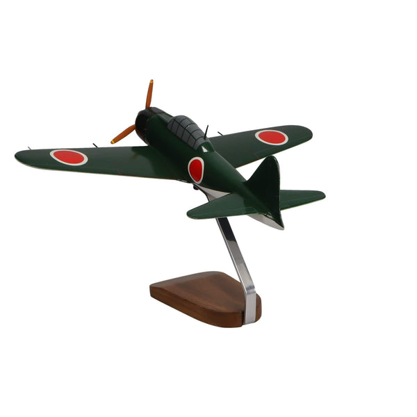 Mitsubishi A6M5 Reisen (Zero Fighter) Model 52 ZEKE Large Mahogany Model