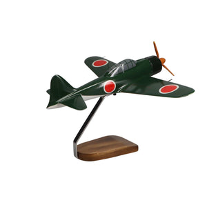 Mitsubishi A6M5 Reisen (Zero Fighter) Model 52 ZEKE Large Mahogany Model