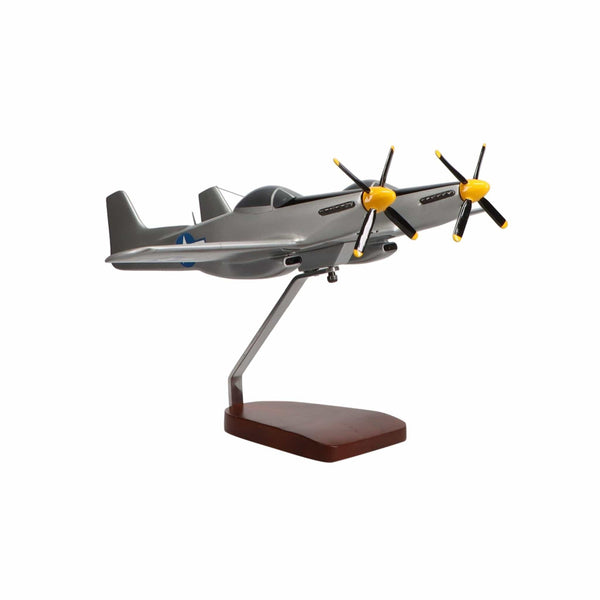 North American Aviation P-82 Twin Mustang Large Mahogany Model