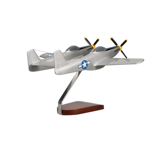 North American Aviation P-82 Twin Mustang Large Mahogany Model