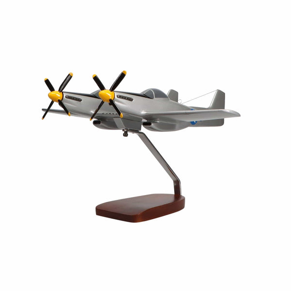 North American Aviation P-82 Twin Mustang Large Mahogany Model