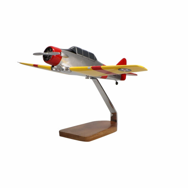 North American SNJ Texan USN Large Mahogany Model