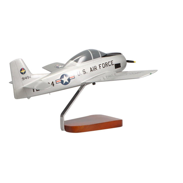 North American T-28A Trojan U.S. Air Force Large Mahogany Model