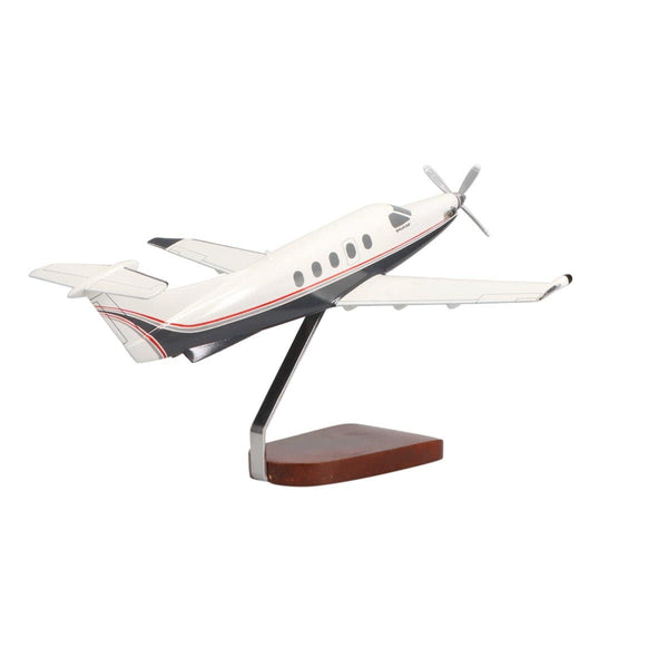 Pilatus PC-12 NG Large Mahogany Model