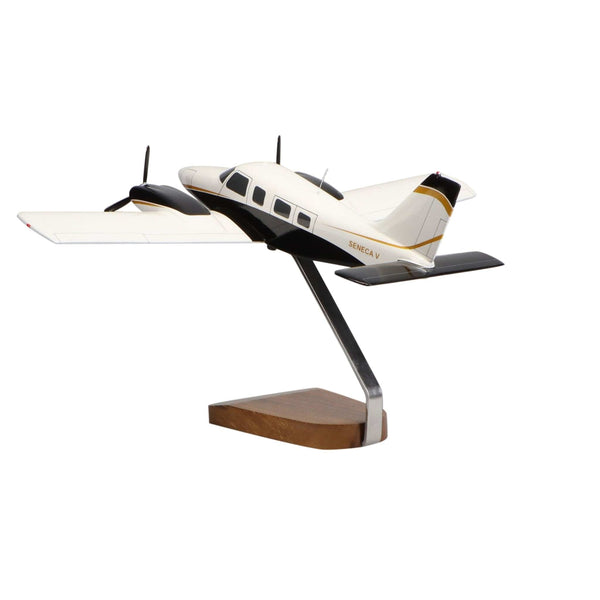 Piper PA-34 Seneca Large Mahogany Model
