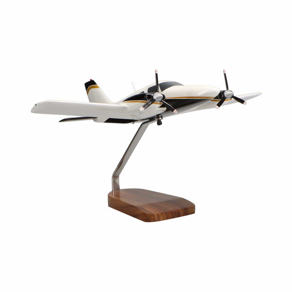 Piper PA-34 Seneca Large Mahogany Model