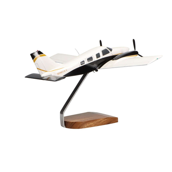 Piper PA-34 Seneca Large Mahogany Model