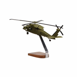 Sikorsky Armed Black Hawk® Clear Canopy Large Mahogany Model