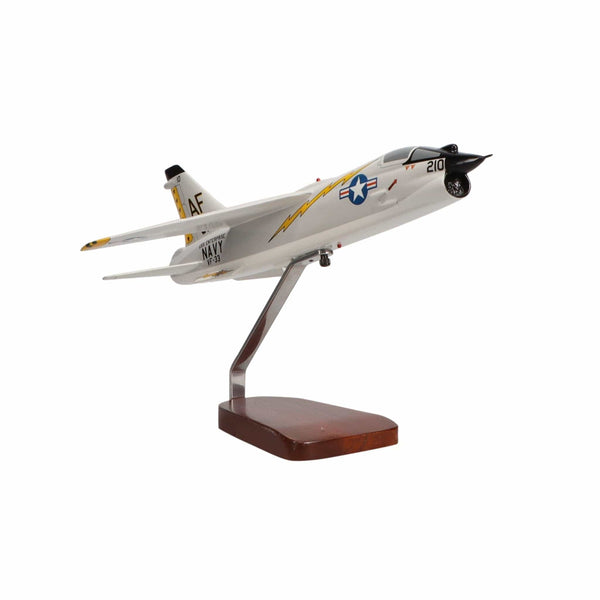 Vought F-8 Crusader™ Large Mahogany Model