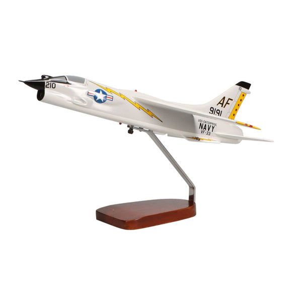 Vought F-8 Crusader™ Large Mahogany Model