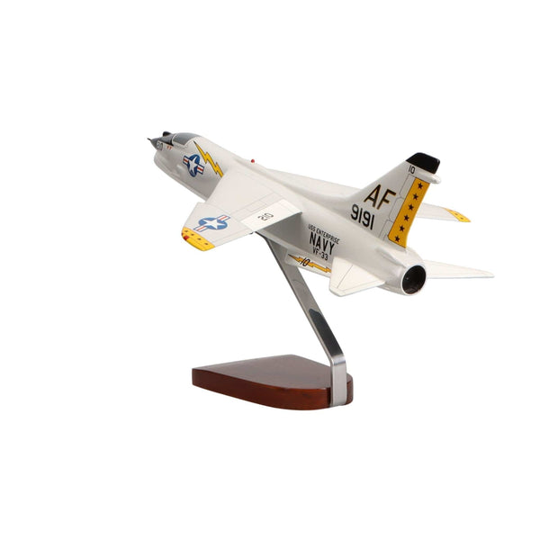 Vought F-8 Crusader™ Large Mahogany Model