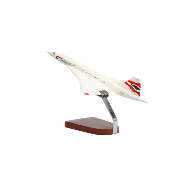 Aerospatiale/BAC Concorde British Airways Limited Edition Large Mahogany Model - PilotMall.com