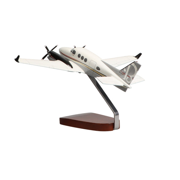 Beechcraft® King Air C90GTx Limited Edition Large Mahogany Model - PilotMall.com