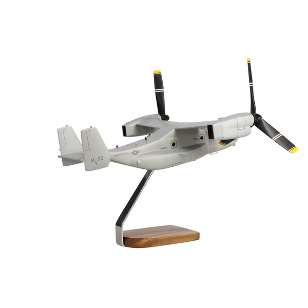 Bell® V-22 Osprey Clear Canopy Limited Edition Large Mahogany Model - PilotMall.com