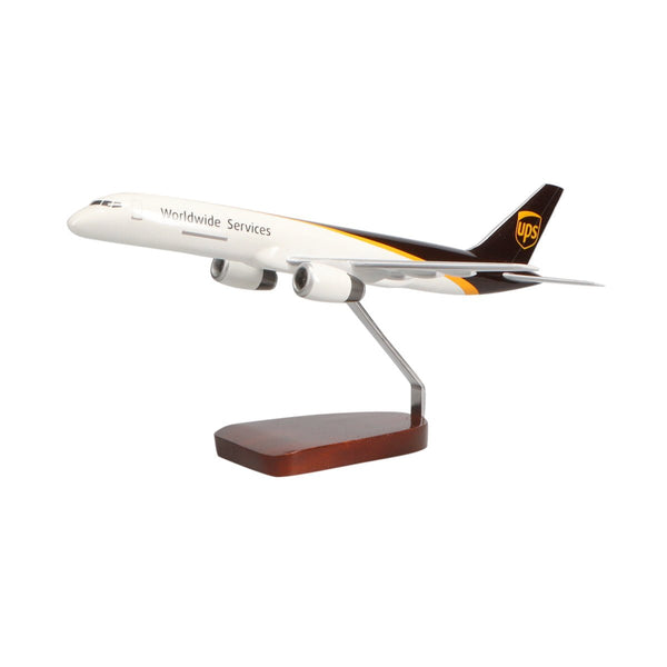 Boeing™ 757-200PF UPS Limited Edition Large Mahogany Model - PilotMall.com