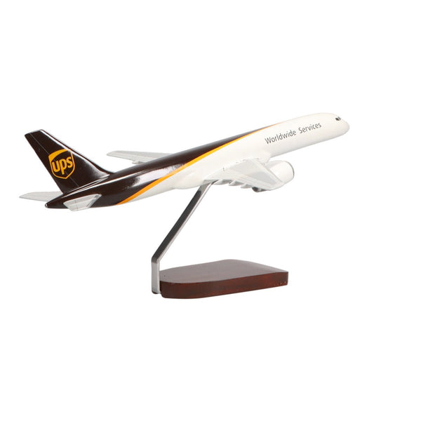 Boeing™ 757-200PF UPS Limited Edition Large Mahogany Model - PilotMall.com