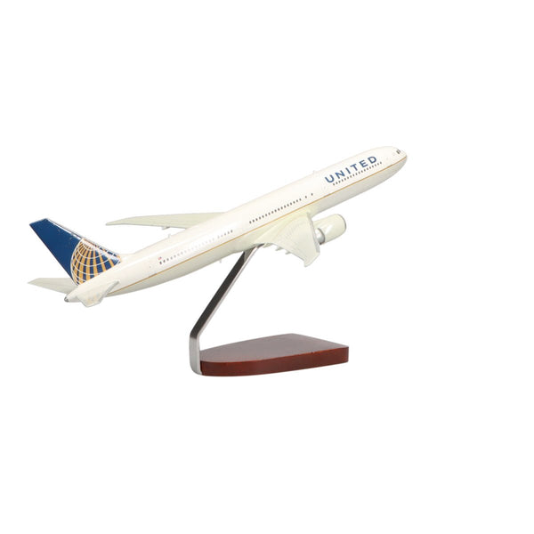 Boeing™ 767-400 United Airlines (Continental Merger Livery) Limited Edition Large Mahogany Model - PilotMall.com