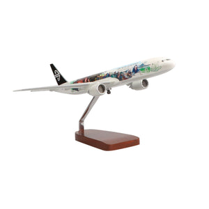Boeing™ 777-300 Air New Zealand Hobbit Livery Limited Edition Large Mahogany Model - PilotMall.com