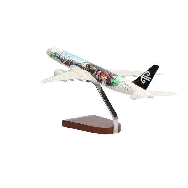 Boeing™ 777-300 Air New Zealand Hobbit Livery Limited Edition Large Mahogany Model - PilotMall.com