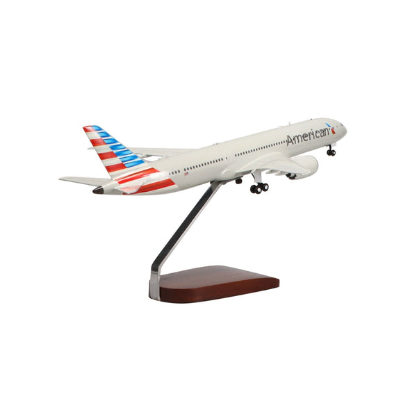 Boeing 787-9 American Airlines Limited Edition Large Mahogany Model - PilotMall.com