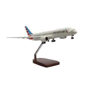 Boeing 787-9 American Airlines Limited Edition Large Mahogany Model - PilotMall.com