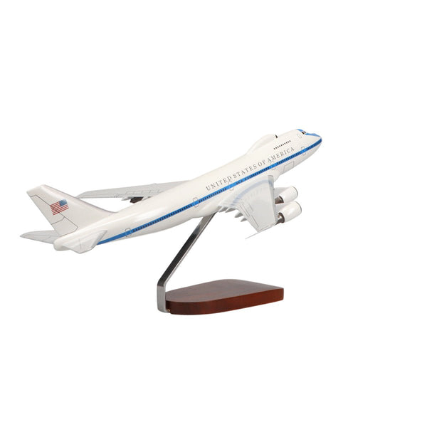 Boeing™ E-4 Advanced Airborne Command Post Limited Edition Large Mahogany Model - PilotMall.com