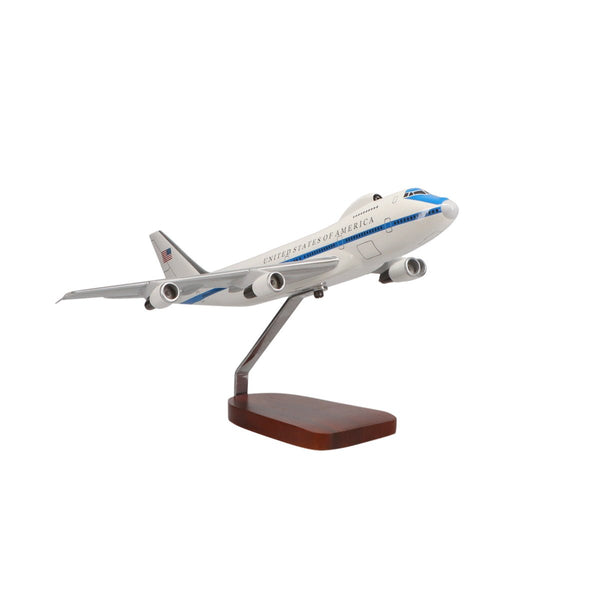 Boeing™ E-4 Advanced Airborne Command Post Limited Edition Large Mahogany Model - PilotMall.com