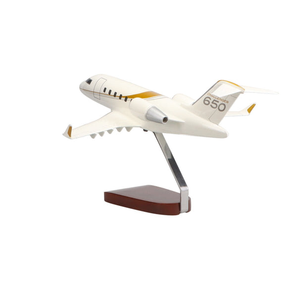 Bombardier Challenger 650 Limited Edition Large Mahogany Model - PilotMall.com