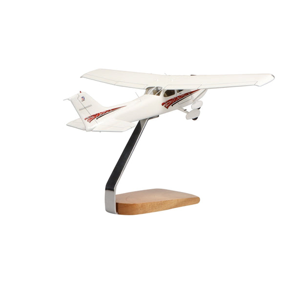 Cessna® 172 Skyhawk SP (Red) Clear Canopy Limited Edition Large Mahogany Model - PilotMall.com