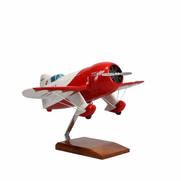 Gee Bee Model R-1 Limited Edition Large Mahogany Model - PilotMall.com