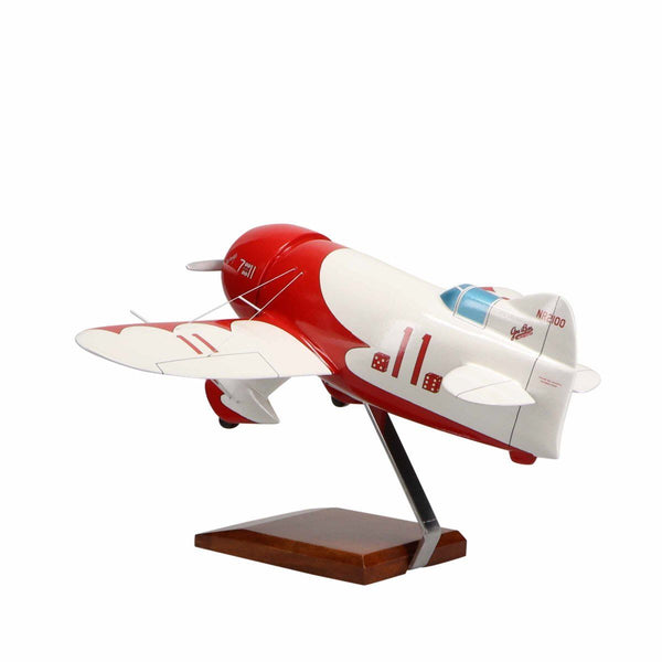 Gee Bee Model R-1 Limited Edition Large Mahogany Model - PilotMall.com