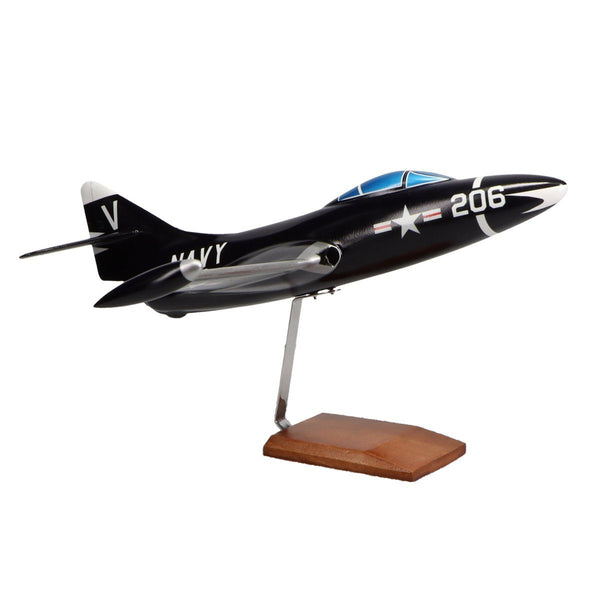 Grumman F9F-5 Panther™ Limited Edition Large Mahogany Model - PilotMall.com