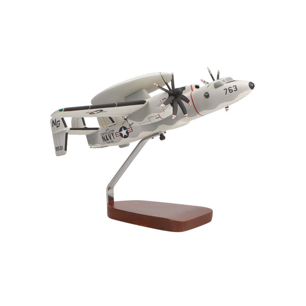 Northrop Grumman E-2D Advanced Hawkeye® Limited Edition Large Mahogany Model - PilotMall.com