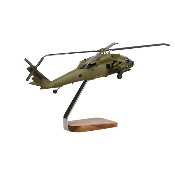 Sikorsky Armed Black Hawk® Clear Canopy Limited Edition Large Mahogany Model - PilotMall.com