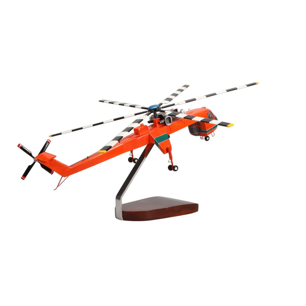 Sikorsky S-64 Skycrane™ Limited Edition Large Mahogany Model - PilotMall.com