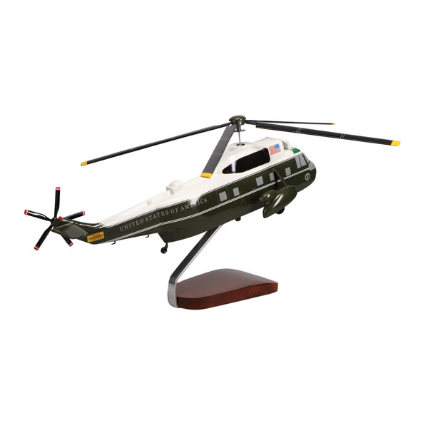 Sikorsky VH-3D Sea King Marine One Limited Edition Large Mahogany Model - PilotMall.com
